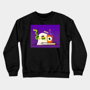 Skull and Snake Crewneck Sweatshirt